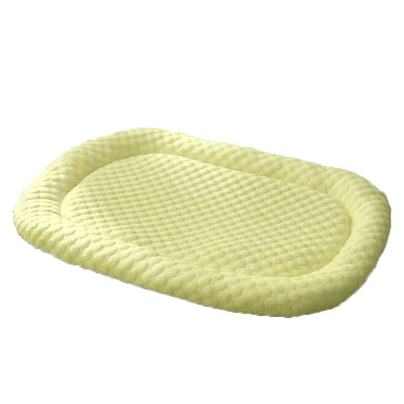 Cool Summer Pet Cooling Mats In Cat Cushion Puppy Sleep Nest Kennels Cat Mats Cool Feeling Teddy Bed Ice Silk Breathable Mat