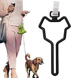 ® 2Pcs Dog Poop Bag Holder, Premium Waste Bag Holder Carrier for Leash, Dog Poop Bag Dispenser for Walking Running Bicycle Acces