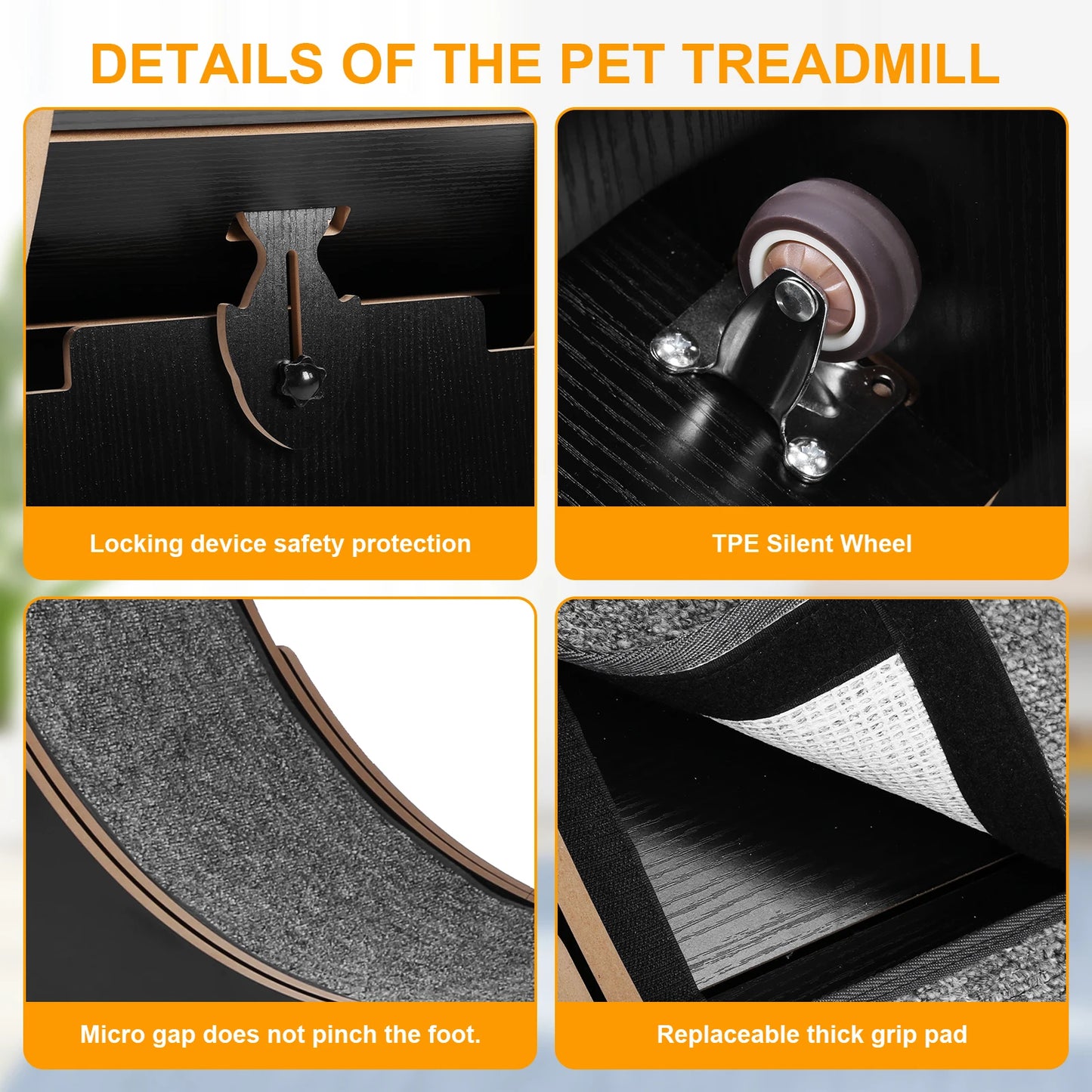 NEW Interactive Cat Mute Treadmill Cat Exercise Wheel Running Wheel Fitness Roller Cat Climbing Frame for Indoor Cat Running Toy