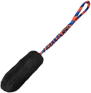 Bungee Tug Toy for Dogs for Interactive Training & Play | Soft and Responsibly-Sourced Sheepskin Bite Area |