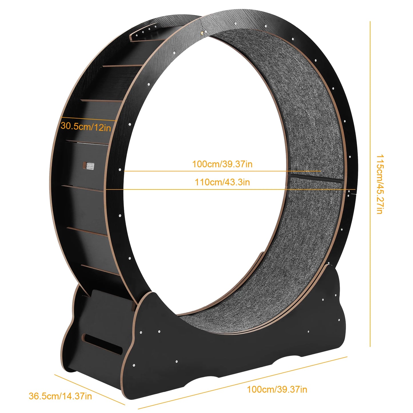 NEW Interactive Cat Mute Treadmill Cat Exercise Wheel Running Wheel Fitness Roller Cat Climbing Frame for Indoor Cat Running Toy
