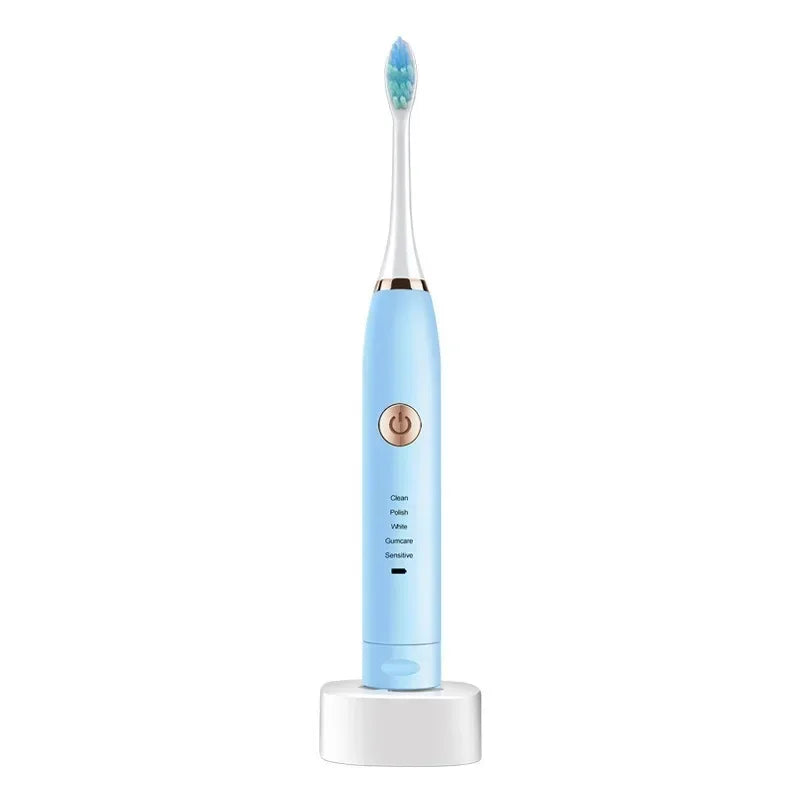 Pet Electric Toothbrush Dog Cat Teeth Cleaning Tool USB Rechargeable Electric Dog Toothbrush with Replacement Brush Head
