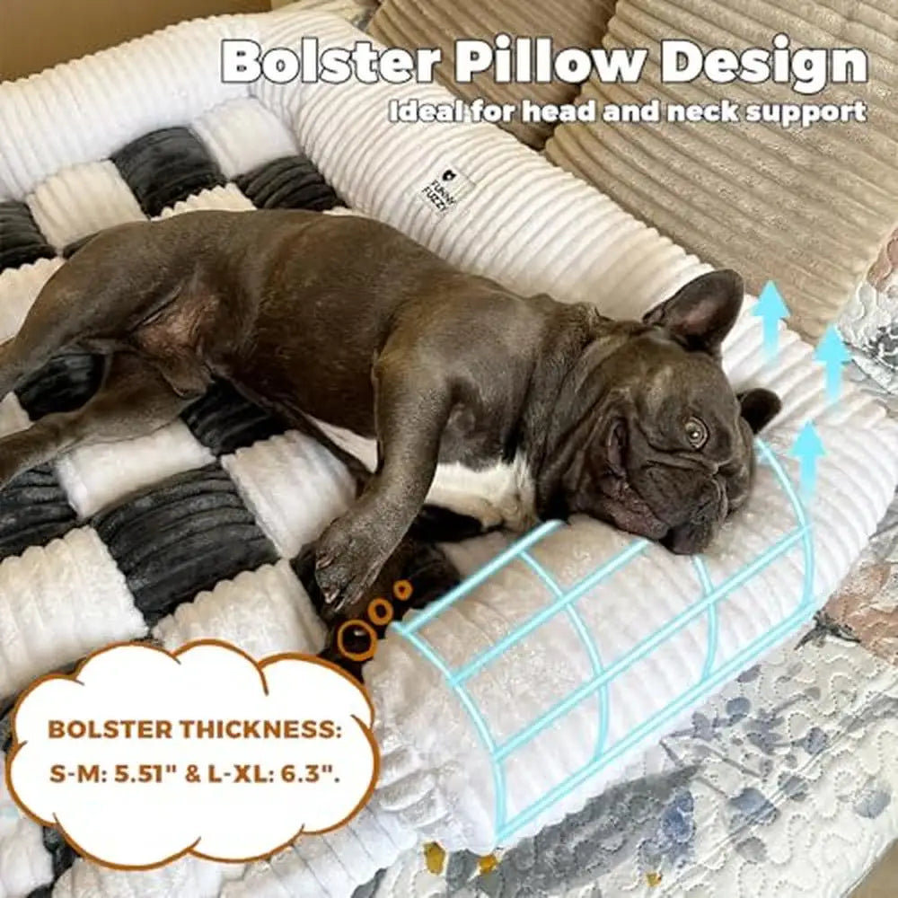 Cozy Plaid Pet Couch Cover Bed Mat Protector Dogs Cats Small Medium Large XL Sofa Shield Black Anti-Slip Easy Wash Fun Outdoor