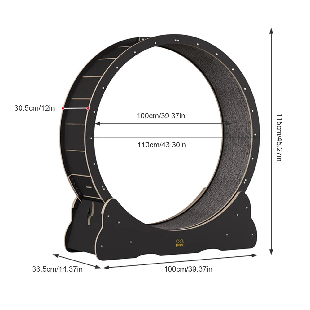 NEW Interactive Cat Mute Treadmill Cat Exercise Wheel Running Wheel Fitness Roller Cat Climbing Frame for Indoor Cat Running Toy