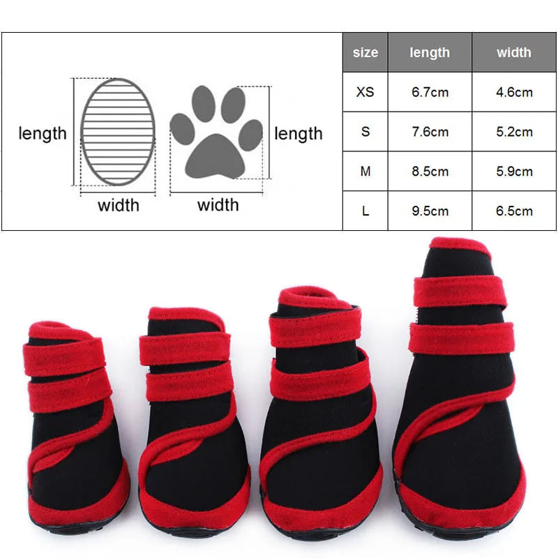 Big Dog Shoes Socks Winter Dog Boots Footwear Rain Wear Non-Slip Anti Skid Pet Shoes for Medium Large Dogs Pitbull Bulldogs