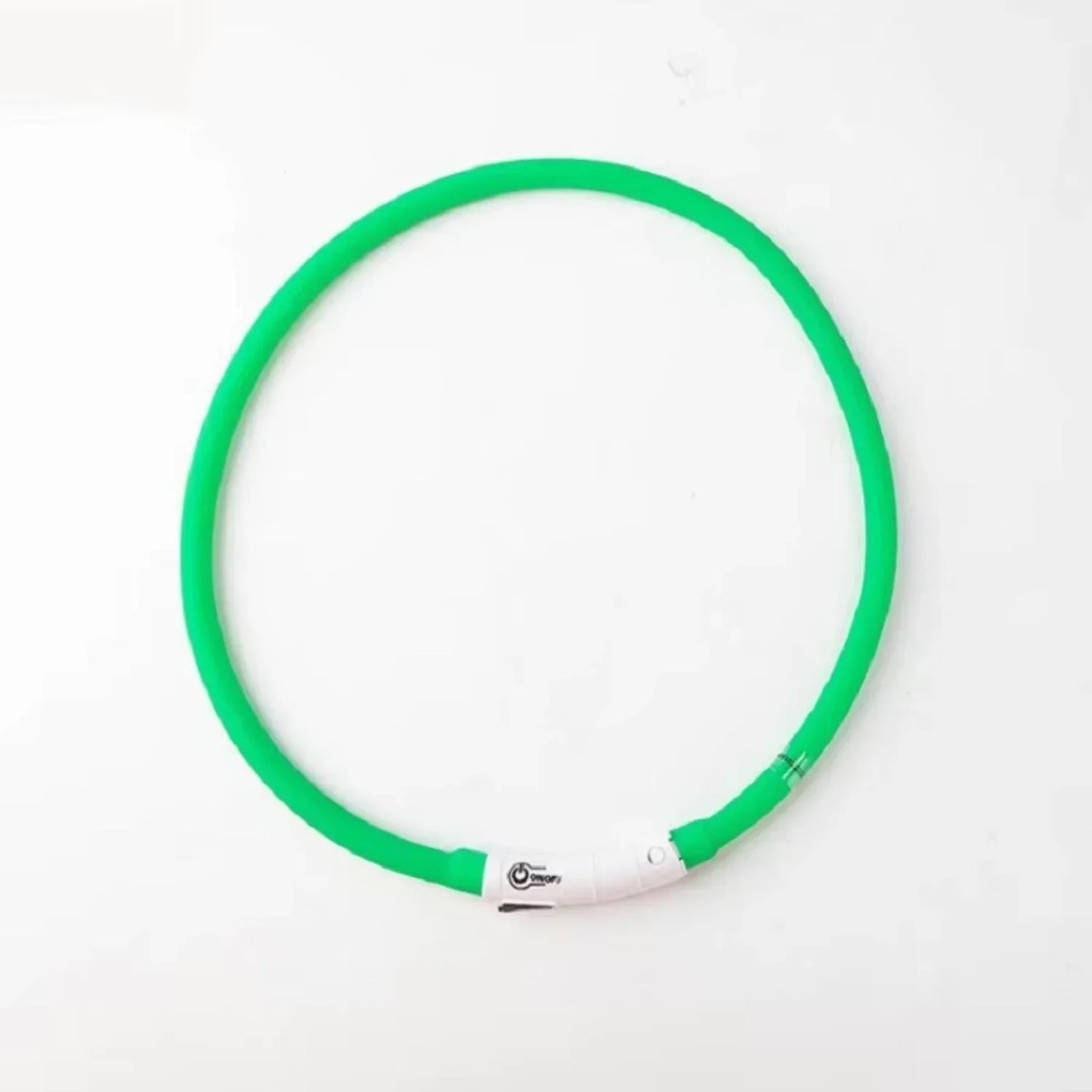 LED Light Pet Round Charging Dog Collar Usb Rechargeable Luminous Silicone Waterproof Led Dog Collar Convenient And Practical