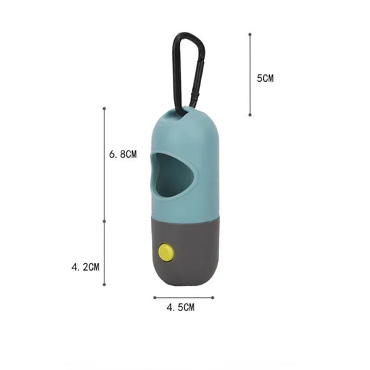 Bags Poop Pets Set Poop Dispensers Waste Dispenser Holder Dog light Dogs Clean Degradable Bag Trash LED Accessories Bags