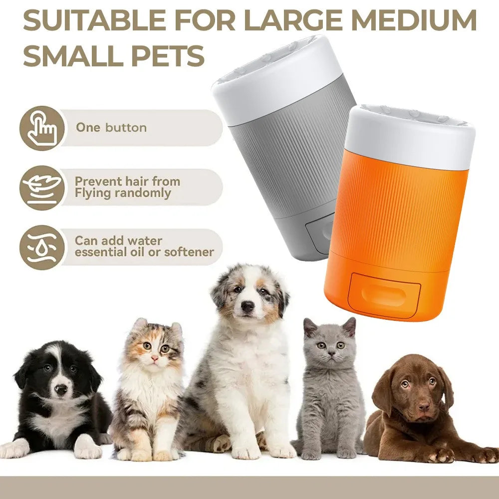 Dog Paw Cleaner Cup Portable Pet Foot Washer with Soft Bristles for Muddy Paws After Walk Easy Rinse Grooming Tool Home Use