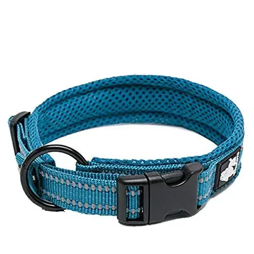Pet Dog Collar Nylon Adjustable Webbing Padded Soft Reflective Durable Heavy Duty Training Custom Luxury Cat TLC5011