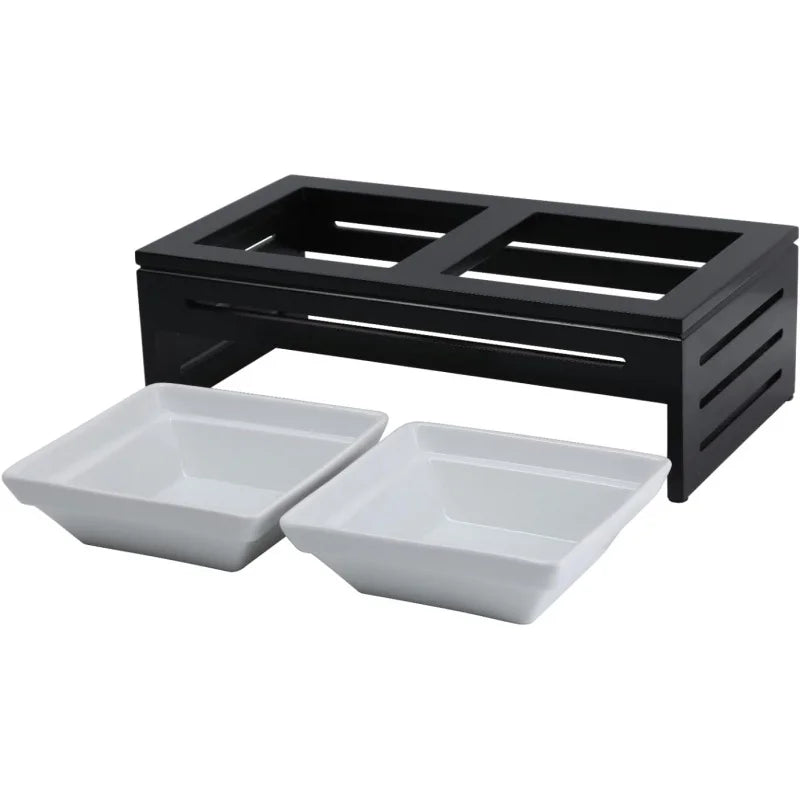 Ceramic Elevated Bowls Pets - Pawsh Bowl - Dining Discerning Dogs