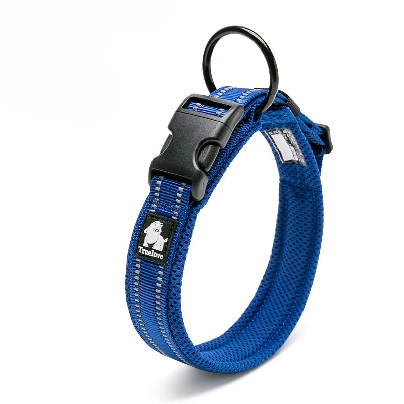 Dog Walking Collar Comfort Padded with Buckle Nylon Traveling Collar Tactical Dog Suplies 11 Colors Size XXS-XXXL