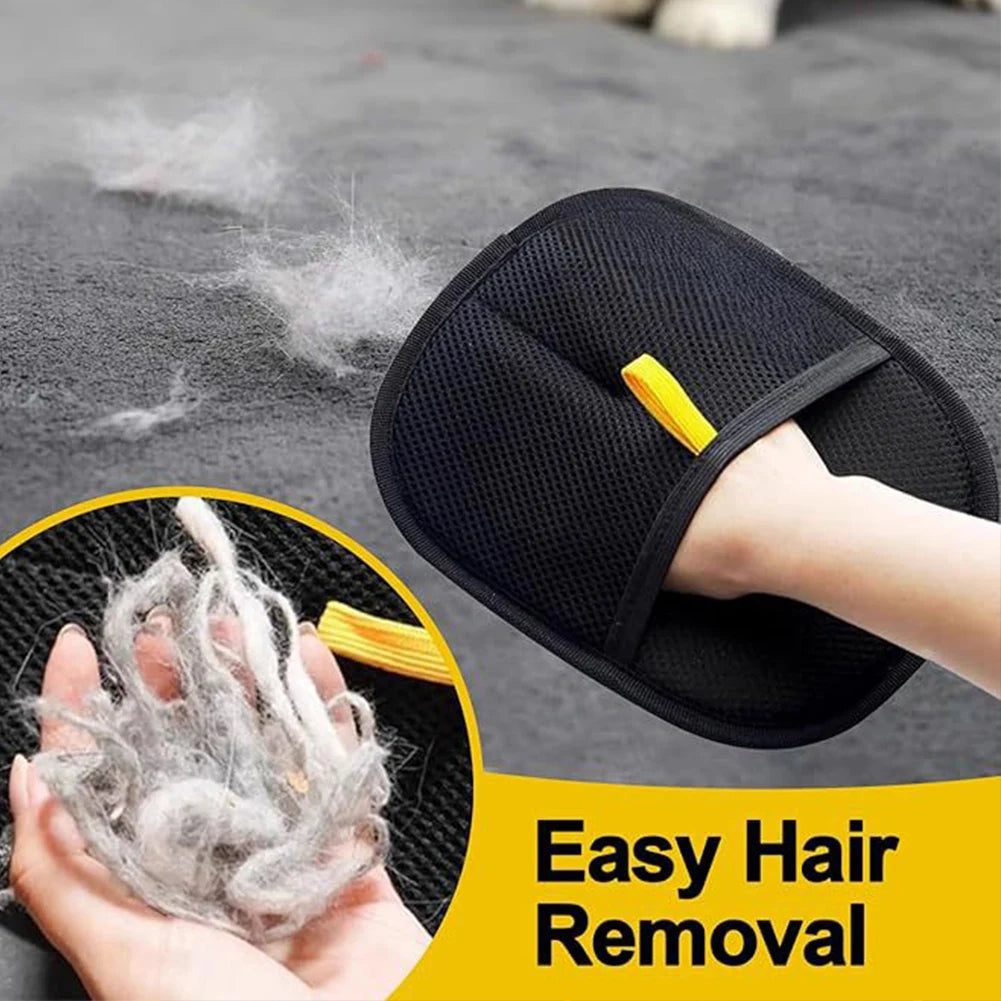 Pet Grooming Gloves Pet Hair Remover Gloves for Dog Cat Rabbit with Long/Short/Curly Hair Cat and Dog Cleaning Products