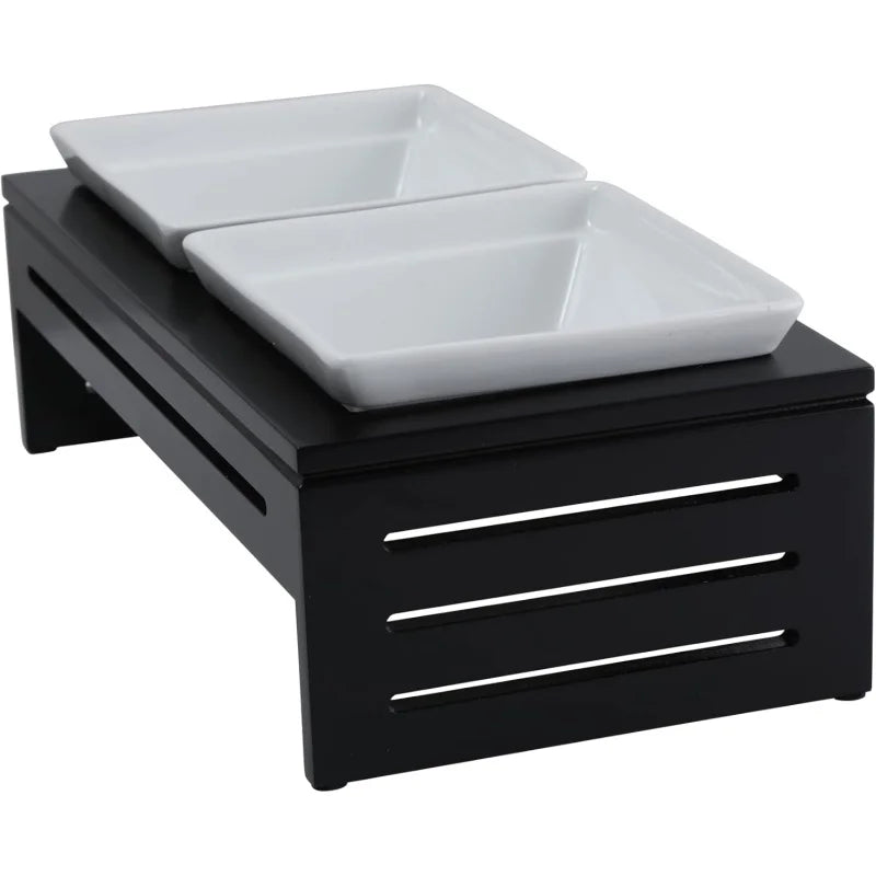 Ceramic Elevated Bowls Pets - Pawsh Bowl - Dining Discerning Dogs