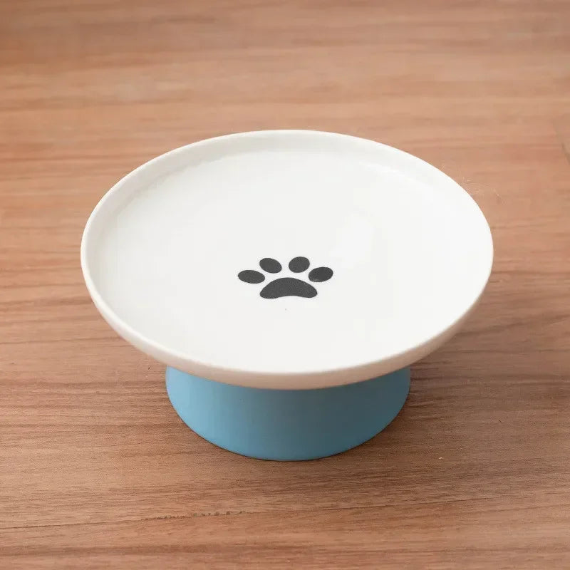 Cat Bowl Ceramic Pet Bowls Cat Dog Bowl Dish Pet Food Plate Kitten Water Dish Feeder  Dog Bowl Feeder for Cats Pet Accessories