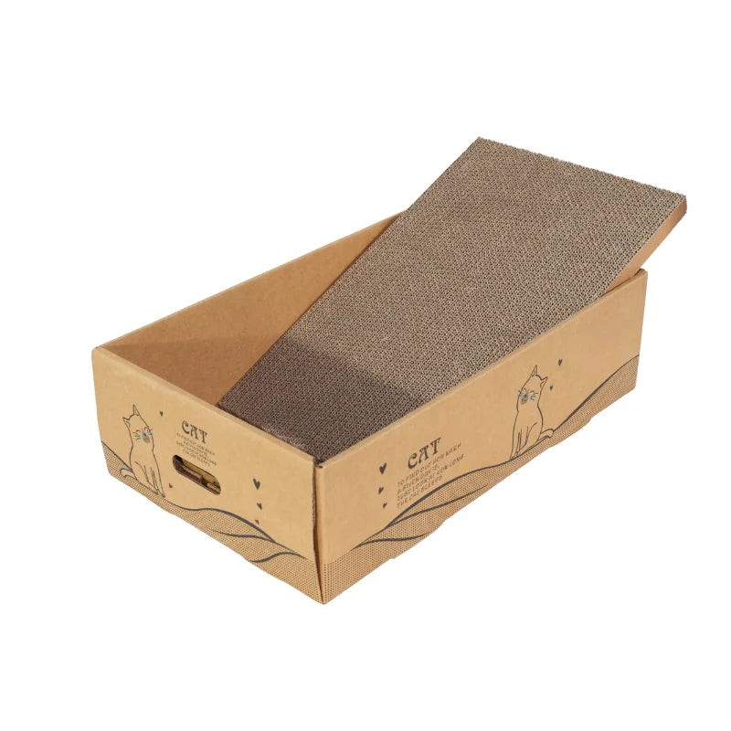 6-Pack Cat Scratching Posts, 13" Wide Extra Large, Reversible Cardboard Scratching Posts for Large, Medium, and Small Cats