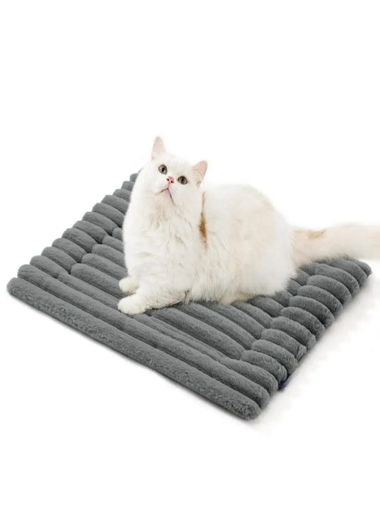 Self Warming Pet Bed, Small Self Heating pet Crate Pad, No Electricity, Thermal Extra Warm Mat Indoor & Outdoor, Non-Slip & Wash
