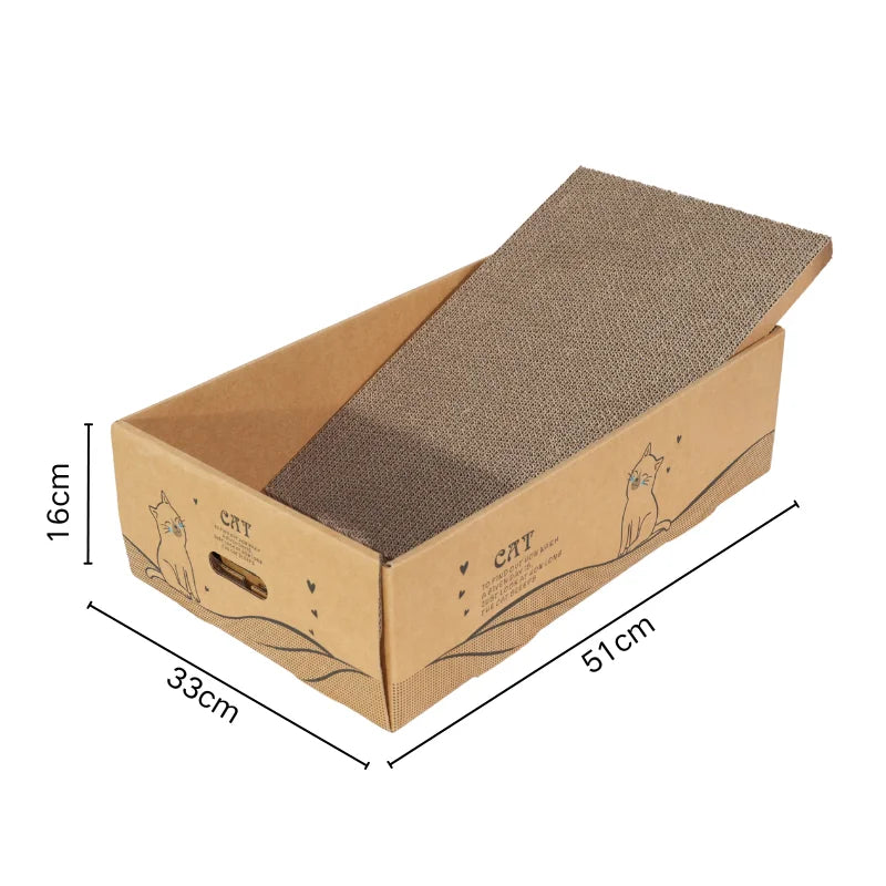 6-Pack Cat Scratching Posts, 13" Wide Extra Large, Reversible Cardboard Scratching Posts for Large, Medium, and Small Cats