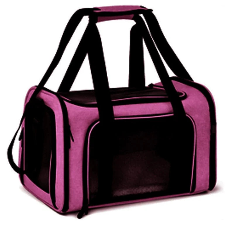 Pet Carriers Backpack Portable Breathable Foldable Shoulder Bag Cat Dog Carrier Bags Outgoing Travel Pets Handbag Transport Bag