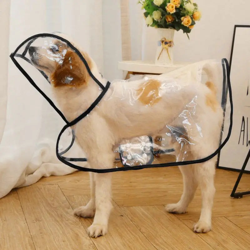 Solid Pet Rain Coat for Small Medium Dogs Impermeable perro Puppy Dog Poncho Raincoat Poodle mascotas Clothes chubasquero perro