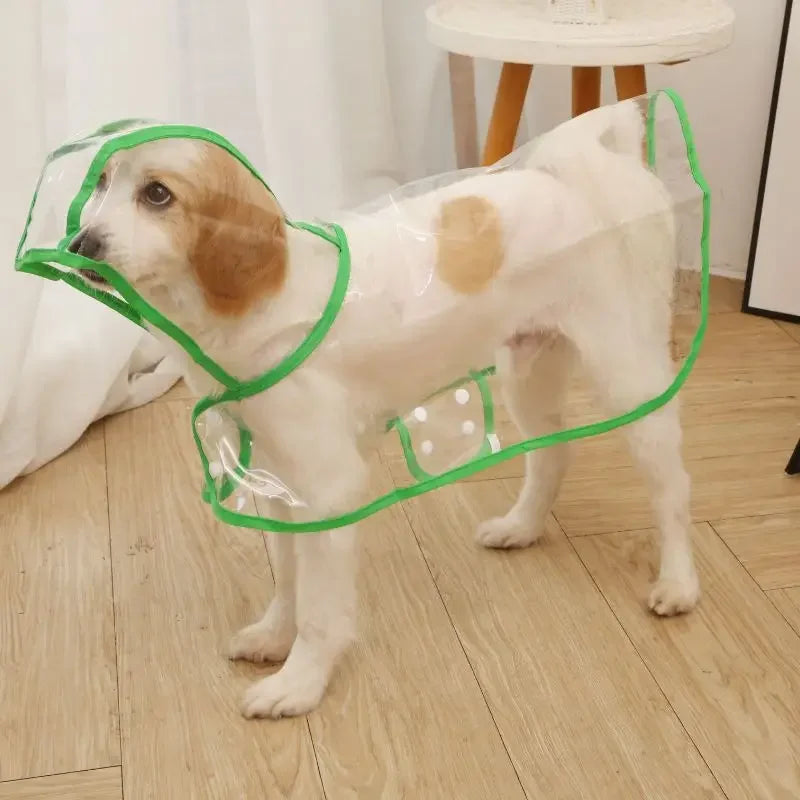 Solid Pet Rain Coat for Small Medium Dogs Impermeable perro Puppy Dog Poncho Raincoat Poodle mascotas Clothes chubasquero perro