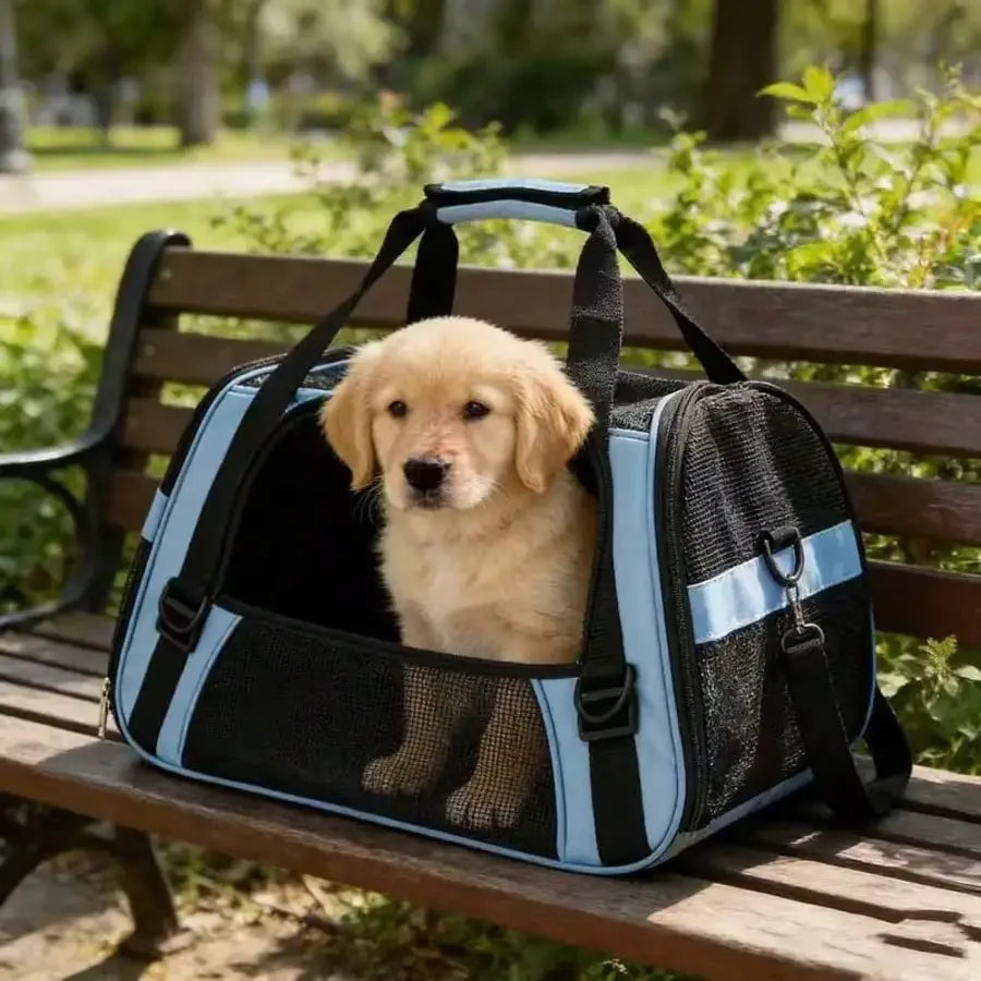 Pet Carrier Backpack: Breathable Mesh Design For Small Dogs & Cats, Ventilated Travel Bag
