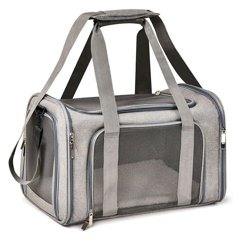 Pet Carriers Backpack Portable Breathable Foldable Shoulder Bag Cat Dog Carrier Bags Outgoing Travel Pets Handbag Transport Bag