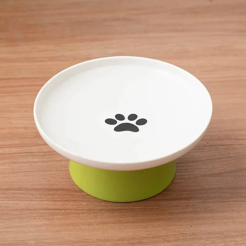 Cat Bowl Ceramic Pet Bowls Cat Dog Bowl Dish Pet Food Plate Kitten Water Dish Feeder  Dog Bowl Feeder for Cats Pet Accessories