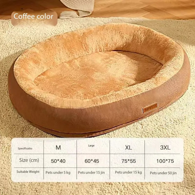 Winter Warm Small Dog Kennel Sleeping Puppy Cushion Cat Supplies  Accessories Washable Calming Sofa Cat Dog Pet Bed