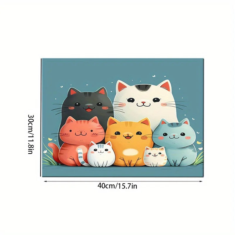 Diatomaceous Earth Cat Food Mat Dining Mat Soft Non-Slip Stain-Resistant Cat Litter Cat Dinner Bowl Mat Home Decoration