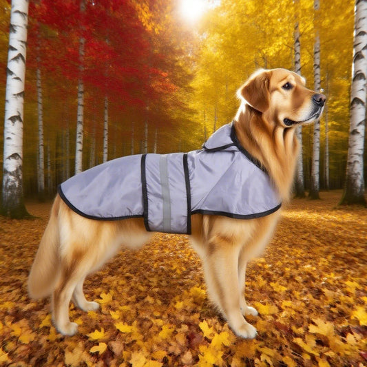 1PC Dog Raincoat for Rainy Season Multiple Colors and Sizes Available Includes Hood Design