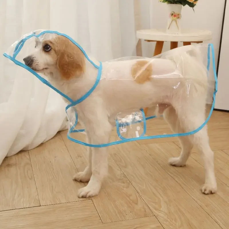 Solid Pet Rain Coat for Small Medium Dogs Impermeable perro Puppy Dog Poncho Raincoat Poodle mascotas Clothes chubasquero perro