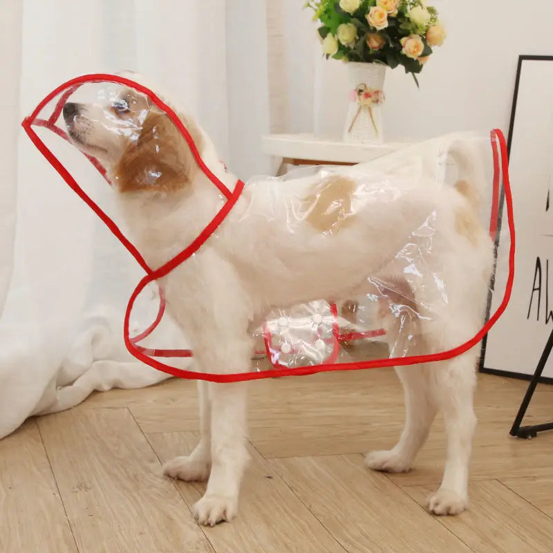 Solid Pet Rain Coat for Small Medium Dogs Impermeable perro Puppy Dog Poncho Raincoat Poodle mascotas Clothes chubasquero perro