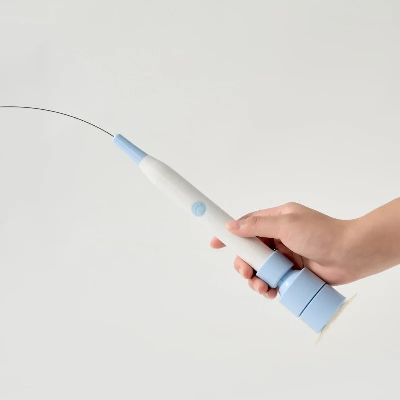 Electric Suction Cup Cat Toy Butterfly Flying Cat Toy Self-entertaining Cat Toy Long Rod Steel Wire Cat Toy