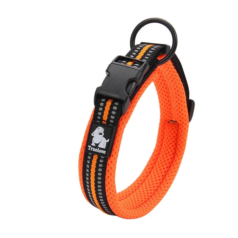 Dog Walking Collar Comfort Padded with Buckle Nylon Traveling Collar Tactical Dog Suplies 11 Colors Size XXS-XXXL