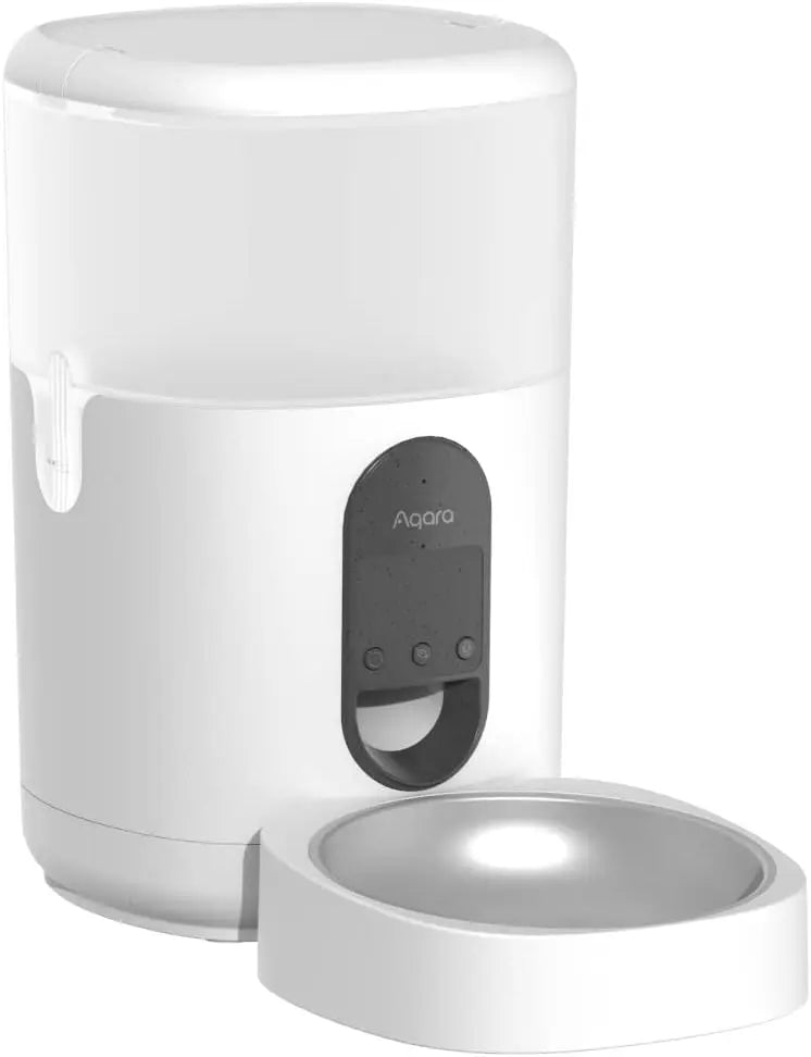 Smart Automatic Pet Feeder with App Control, Voice Assistant Compatibility, and Backup Power for Cats and Dogs
